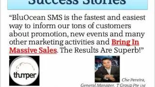 SMS-рассылка в Сингапуре / Массовая рассылка SMS / Мобильный маркетинг с помощью программного обеспечения BluOcean для SMS-маркетинга