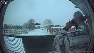 first snow of the year 2025 (sheffield) drone eye