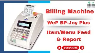 Billing Machine WepBP joy plus how to Bill item Report Restaurant Calculator Print Machine