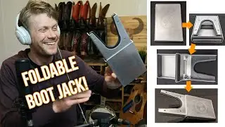 INCREDIBLE Foldable Boot Jack for Cowboy Boots!