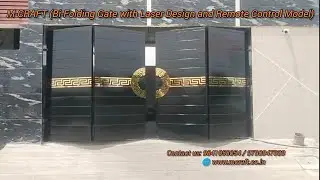 M-CRAFT (Automation Bi-Folding Gate with Laser Design model) Model 15, Avadi, Chennai.