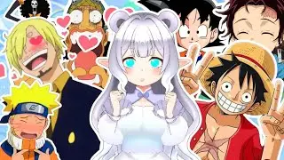 [VTUBER] REAGINDO A RAP DE ANIMES