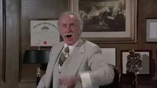 Crazy human dog suit in a Disney film