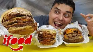 DOOM, DEXTER E STRANGER BURGER - Os Hambúrgueres Gigantes da TOMAHAWK BURGER