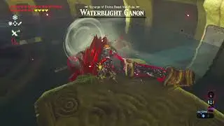 I almost beat him with a korok leaf#zeldabotw