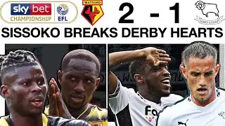 DERBY COUNTY RUN OUT OF LUCK AT VICARAGE ROAD!
