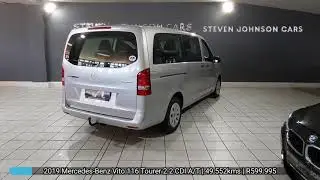 2019 Mercedes-Benz Vito 116 Tourer 2.2 CDI A/T - Steven Johnson Cars Cape Town