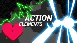 2d Action Elements Pack by Ninthmotion  in 2022