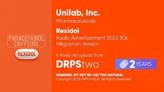 Rexidol Radio Ad 2023 30s (Hiligaynon Version)