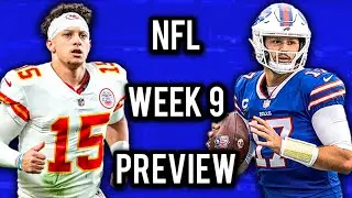 Week 9 NFL Preview Show with  @FootballAnalysis1 !
