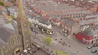 Belfast marathon 2019 aerial view and photos