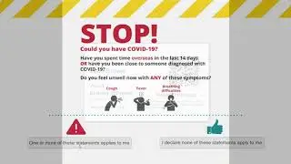 VisitorRego Covid-19 Risk Notification