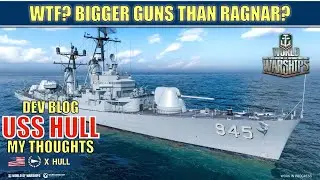 Первый взгляд на статистику USS Hull Dev Blog, Ragnar Replay #worldofwarships