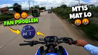 MT15 Major Problem 😑 Radiator fan issue 😡 r15 motovlog ❤️