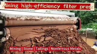 Application site of sewage slurry filter press dewatering machine