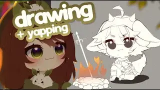 【Drawing + Yapping】Drawing a Dark Souls themed Chibi Illustration