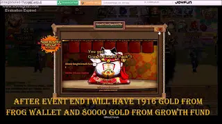 Ninja Unlimited When to top up and how to invest your gold Gold Chage and Growth Fund