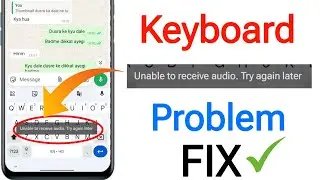 Unable to receive audio. try again later problem solved || Unable to receive audio. try again later