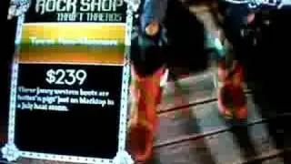 Rock Band 2 Boot Shop