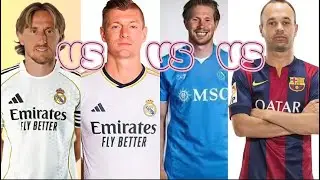 The REAL Midfield King: Modrić vs Kroos vs De Bruyne vs Iniesta