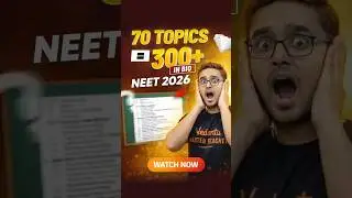70 High-Weightage Topics Biology #neet2026