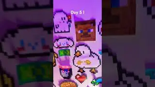 Day 5 of &laquo;&nbsp;pixelating&nbsp;&raquo; my room #youngartist #pixelart
