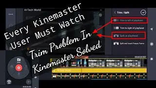 Trim Problem In Kinemaster Solved 