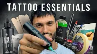 All Products You Need to Start Tattooing + Workstation Setup