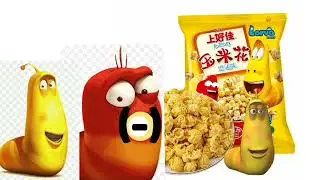 Larva Popcorn Mukbang 🍿 Eating Youcut 