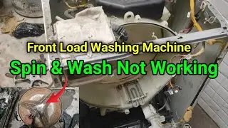 front load washing machine repair | front load washing machine spin problem, whirlpool front sound, 