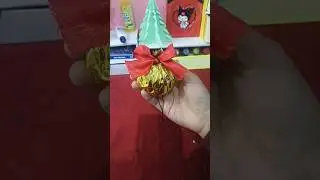 Handmade paper christmas balls☃️#shortsfeed #christmas