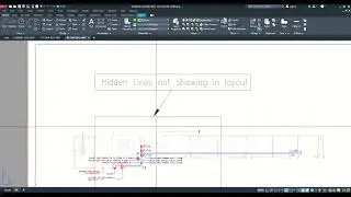 AutoCad  Hidden Lines not Showing on layout