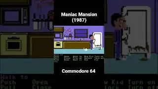 Maniac Mansion - C64 (1987) #shorts