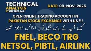 FNEL, BECO, TRG, NETSOL, PIBTL, AIRLINK - Next Week Potential Moves Analysis by @TradeDojo