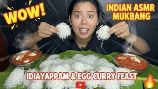 🔥Ultimate Indian ASMR | Kerala Idiyappam & Egg 🥚 Curry | No Talking @ASMRAaTHi 