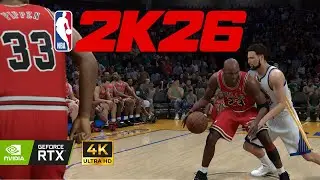NBA 2K26 | 95-96 CHICAGO BULLS vs 16-17 GOLDEN STATE WARRIORS  | Full Simulation in 4K Ultra HD 🏀