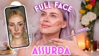 FULL FACE ASSURDA DI TIKTOK con una CANNUCCIA 🥤
