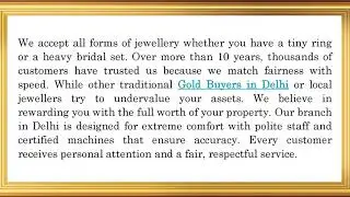 Best Place to Sell Gold for Cash in Delhi | #goldbuyer #silverbuyer #cashfordiamond #cashforgold