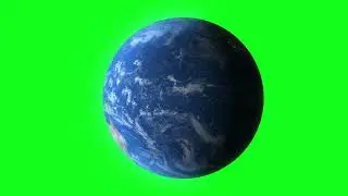 Earth Planet Green Screen 4k HD Green Screen l HD