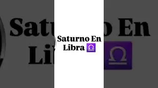 Saturno en Libra #astrologia #zodiaco #cartaastral #elementosdelzodiaco
