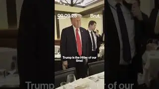Protesters interrupt Trump's dinner.