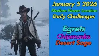 RDR2 Online Daily Challenges Madam Nazar Location January 5 2026 #rdo #reddeadonline #rdr2