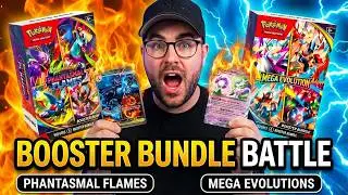 We hit BIG during this booster bundle battle! Phantasmal v Mega Evolutions
