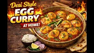 Desi Anda Curry | Easy Egg Curry Recipe Aaj hum bana rahe hain Desi Anda Curry 🍳