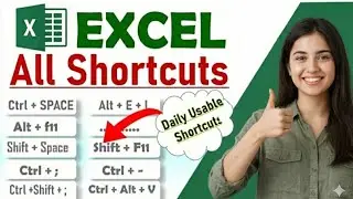 Excel Shortcuts-Formatting, Paste Special, Formulas, Power Moves || Lecture-07