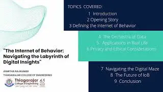 The Internet of Behavior: Navigating the Labyrinth of Digital Insights
