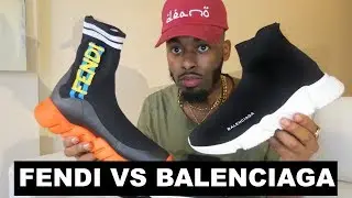 Fendi Sock Shoes vs Balenciaga Speed Trainers | On Feet