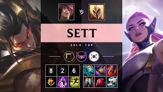 Sett Top vs Kayle - KR Master Patch 25.08