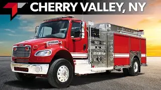 Cherry Valley, New York, Toyne Pumper Tanker Fire Apparatus Delivery