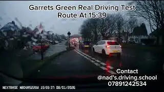 Garrets Green Real Driving Test Route At 15:39